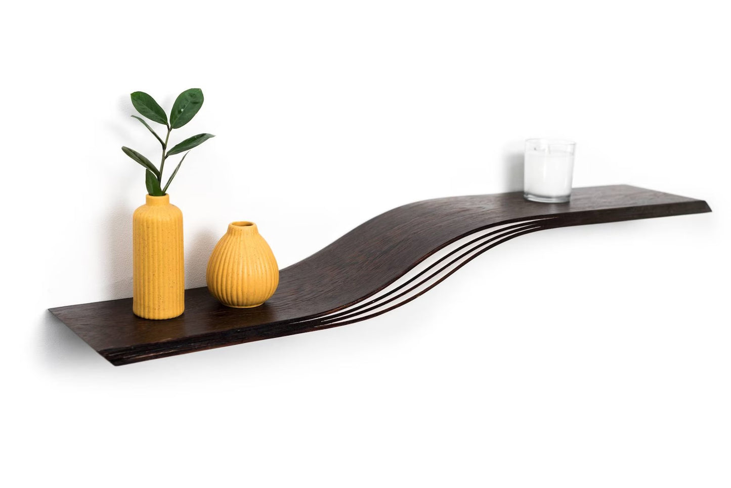 Floating wall shelf Oak, mounted shelves, wood, book, geometric, Wandregal, Modern wooden Shelves, handmade furniture